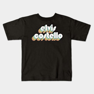 Retro Elvis Costello Kids T-Shirt